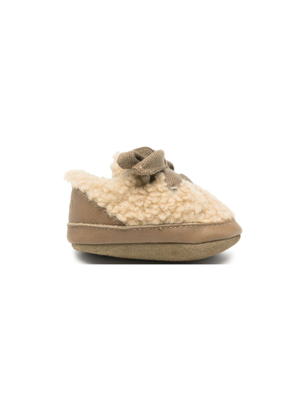 Sneakers per neonati Donsje Kids beige con finitura in shearling 1044300 CF005 DONSJE KIDS 