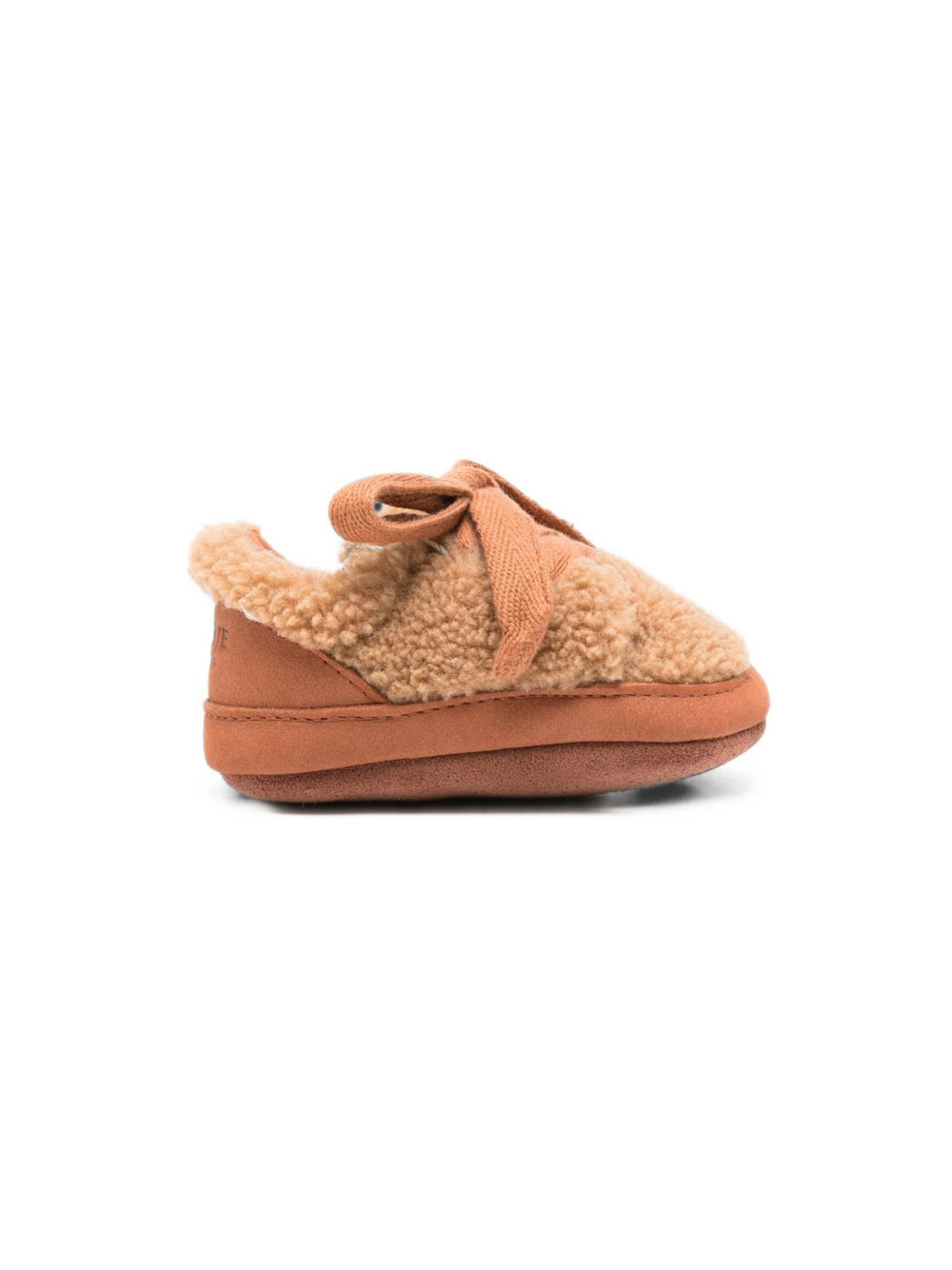 Sneakers per neonati Donsje Kids marroni con finitura in shearling 1044300 CF006 DONSJE KIDS 