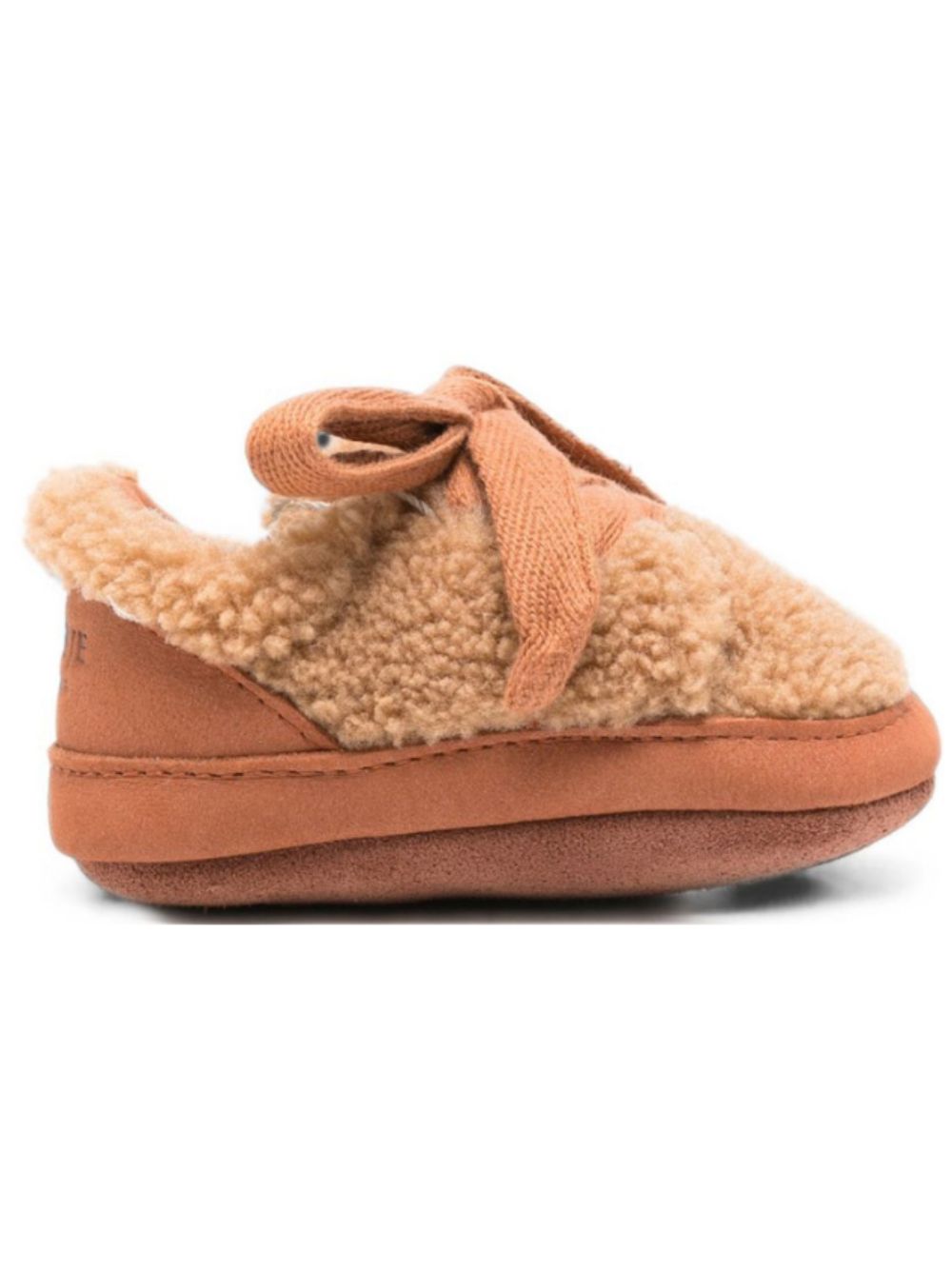 Sneakers per neonati Donsje Kids marroni con finitura in shearling 1044300 CF006 DONSJE KIDS 