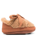 Sneakers per neonati Donsje Kids marroni con finitura in shearling 1044300 CF006 DONSJE KIDS 