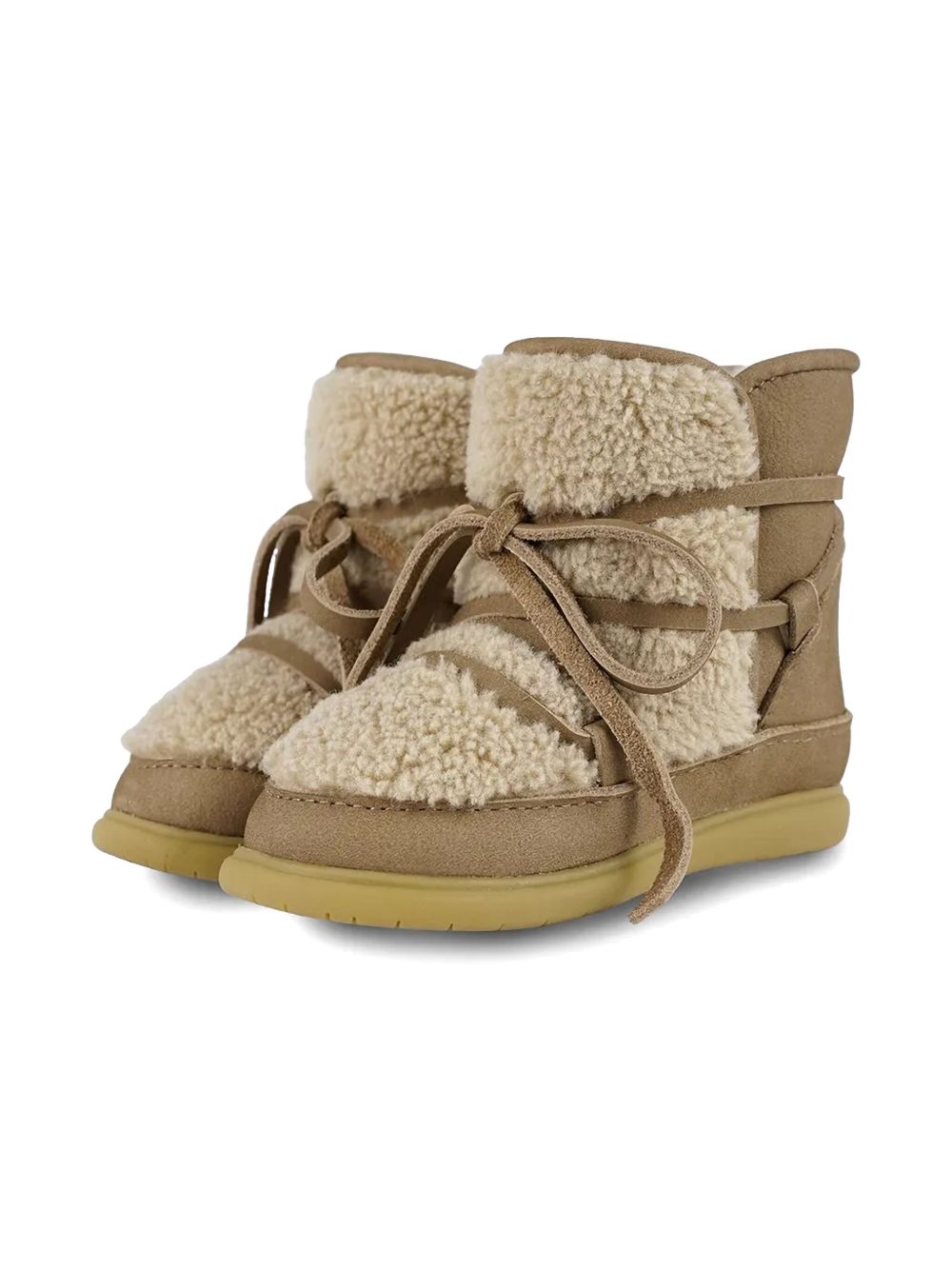 Stivali Ceesa per neonati Donsje Kids marroni con finitura in shearling 1500300 NL127 DONSJE KIDS 