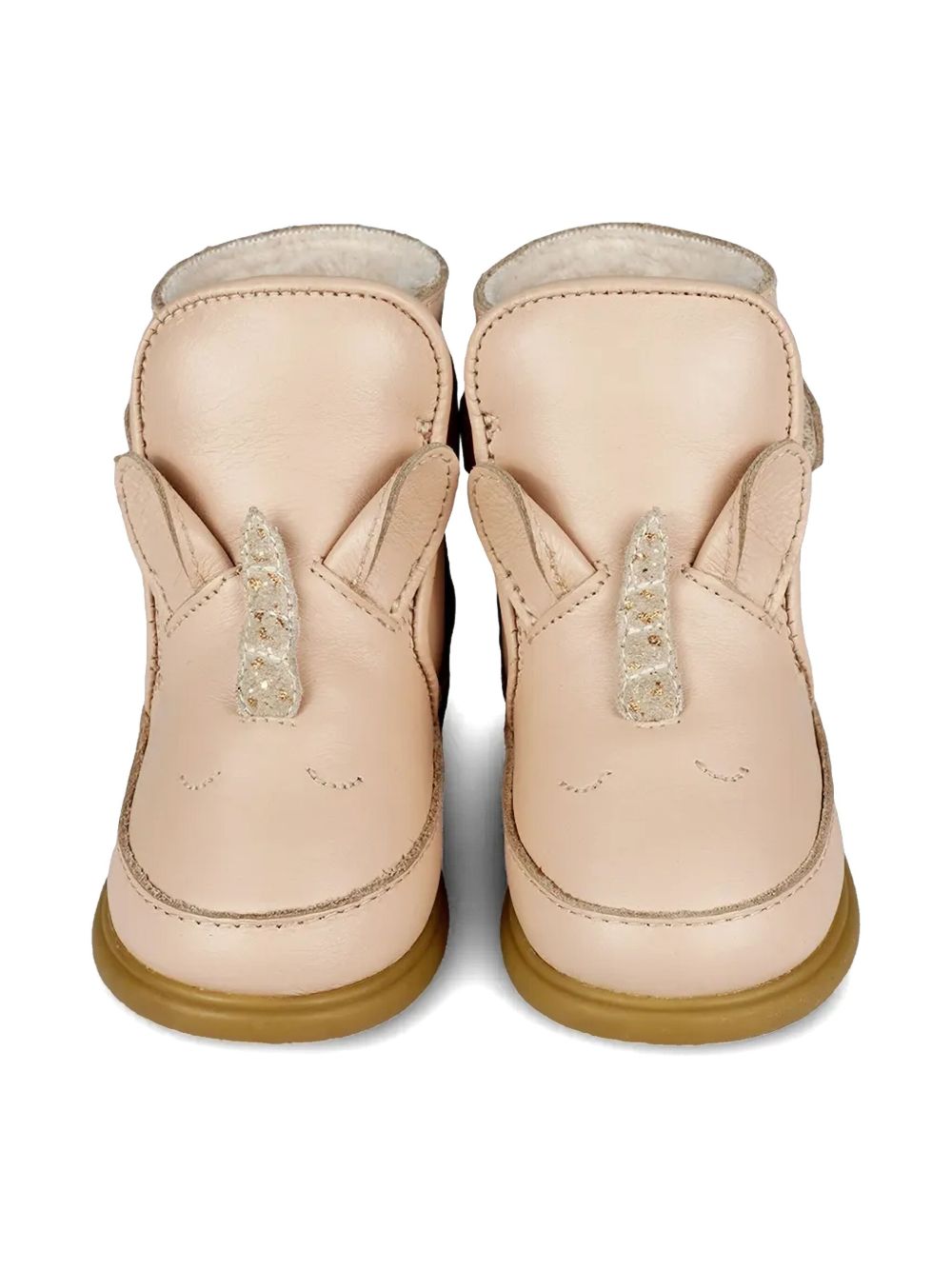 Stivali per neonata Donsje Kids rosa con applicazione orecchie da animale 1500603 LE121 DONSJE KIDS 