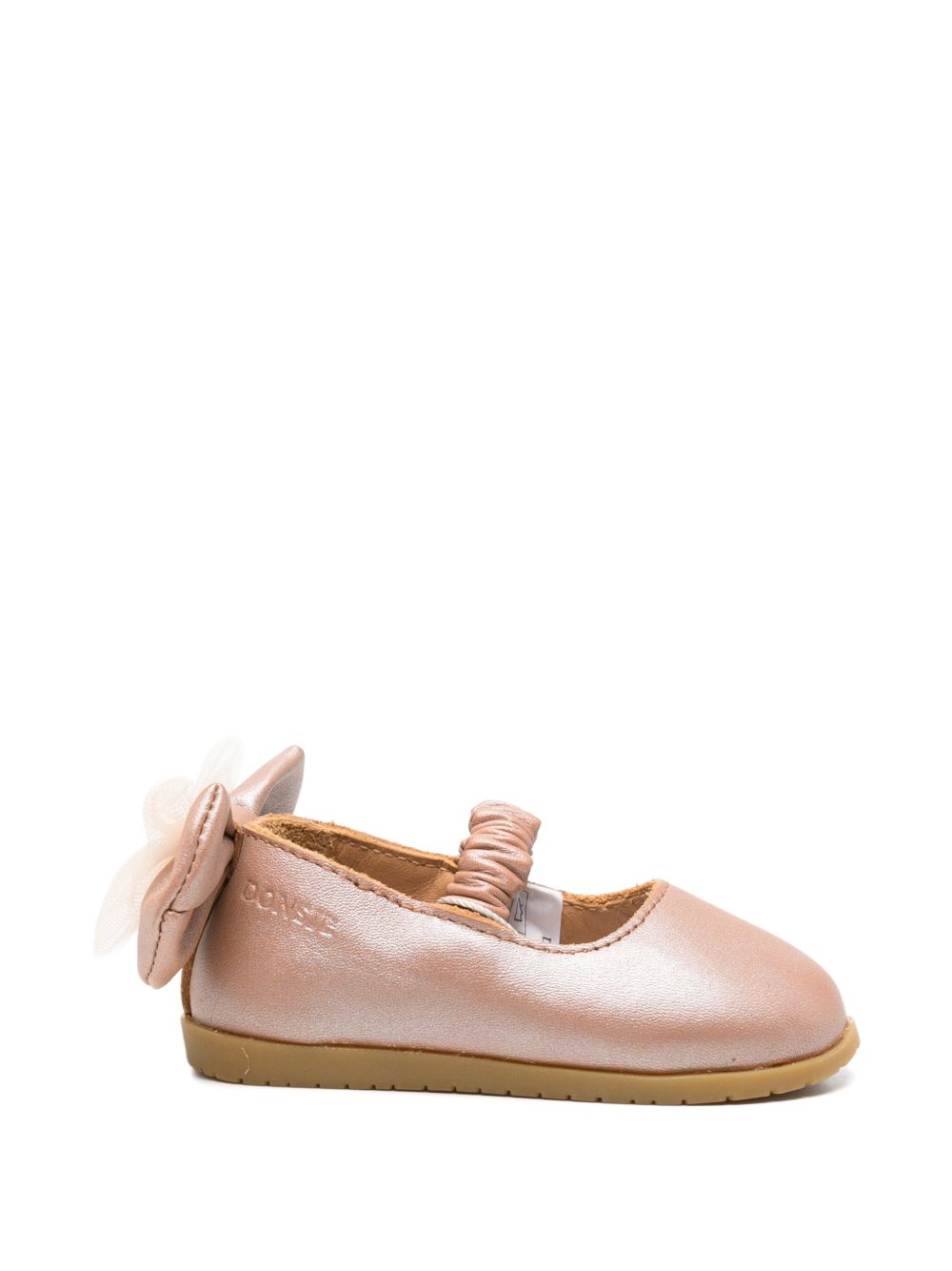Ballerine per neonata Donsje Kids rosa con finitura metallizzata 1506900 LE203 DONSJE KIDS 
