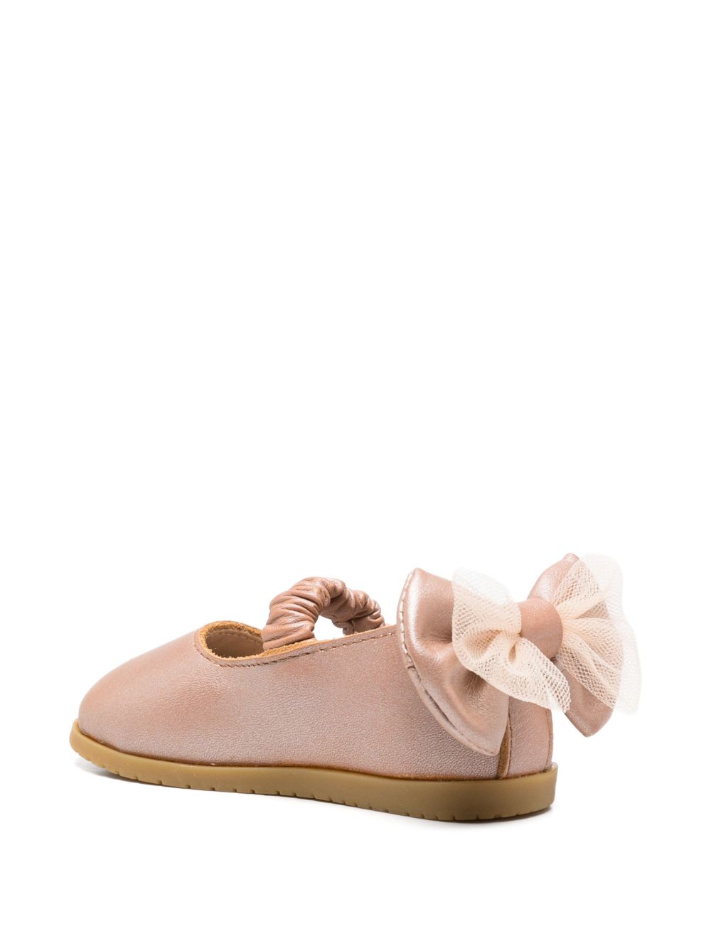 Ballerine per neonata Donsje Kids rosa con finitura metallizzata 1506900 LE203 DONSJE KIDS 