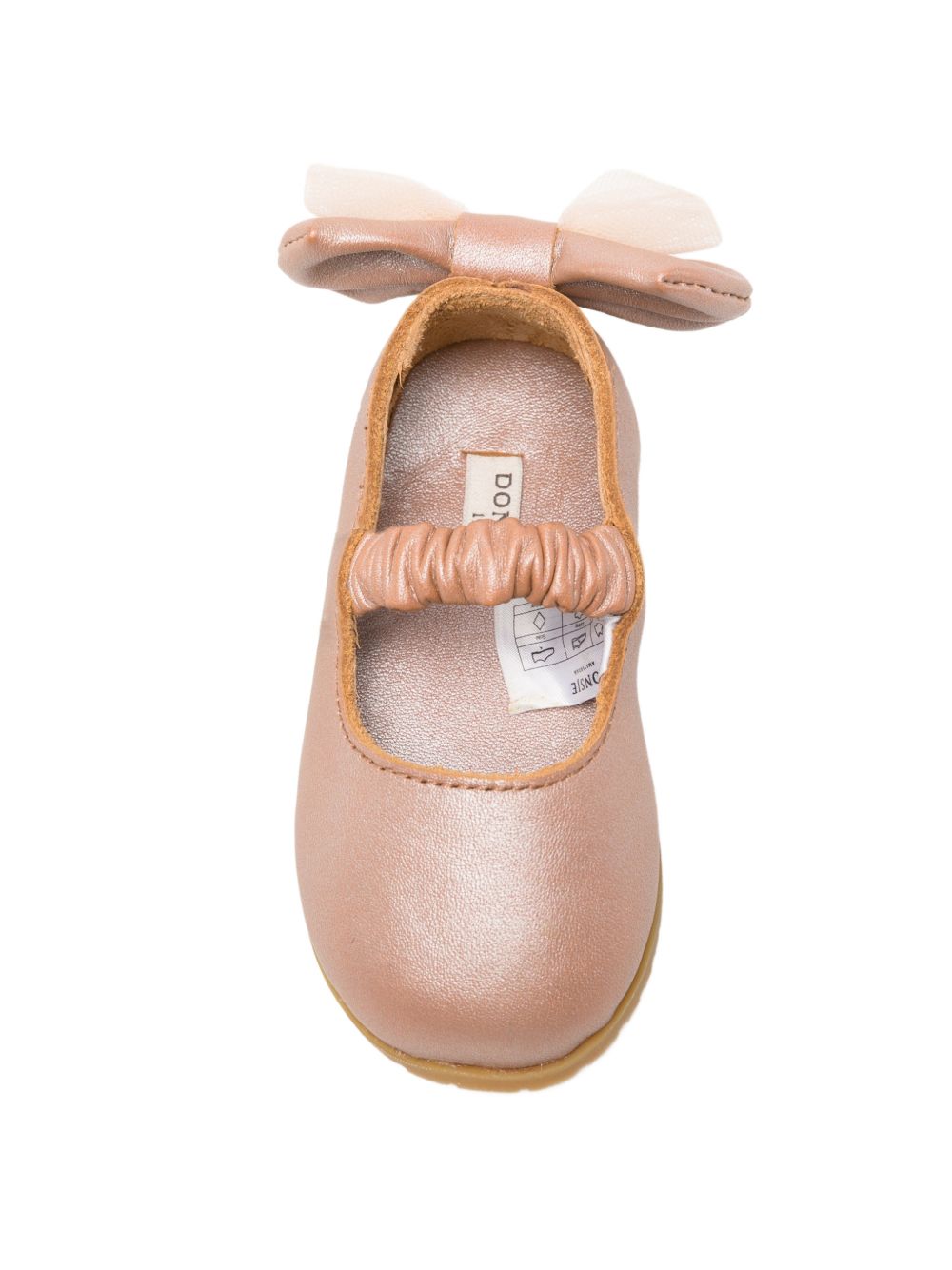 Ballerine per neonata Donsje Kids rosa con finitura metallizzata 1506900 LE203 DONSJE KIDS 
