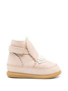 Stivali per neonata Donsje Kids rosa con applicazione cigno sul davanti 1507301 NL142 DONSJE KIDS 