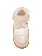 Stivali per neonata Donsje Kids rosa con applicazione cigno sul davanti 1507301 NL142 DONSJE KIDS 