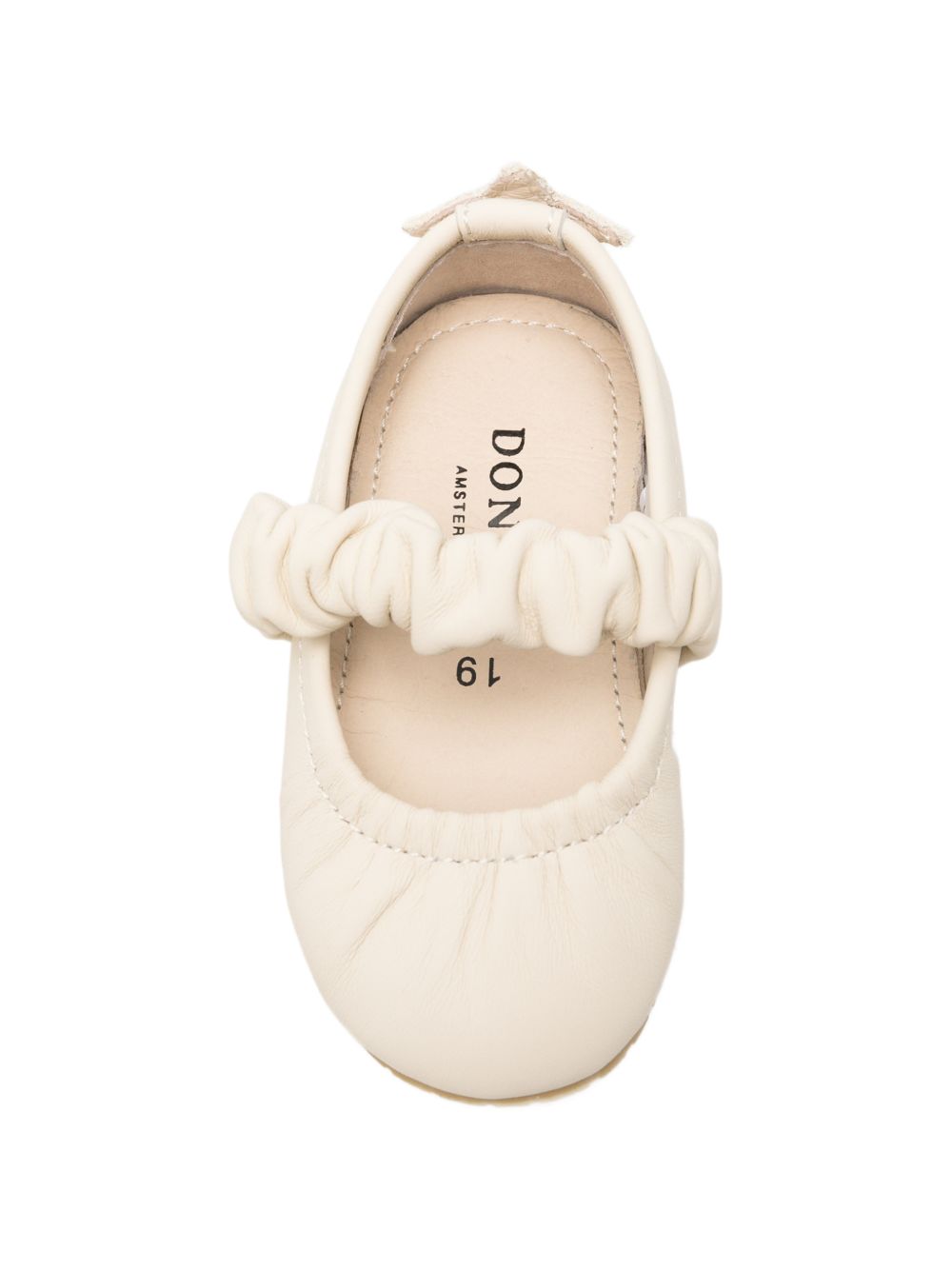 Ballerine per neonata Donsje Kids beige con cinturino arricciato 1507501 SW008 DONSJE KIDS 