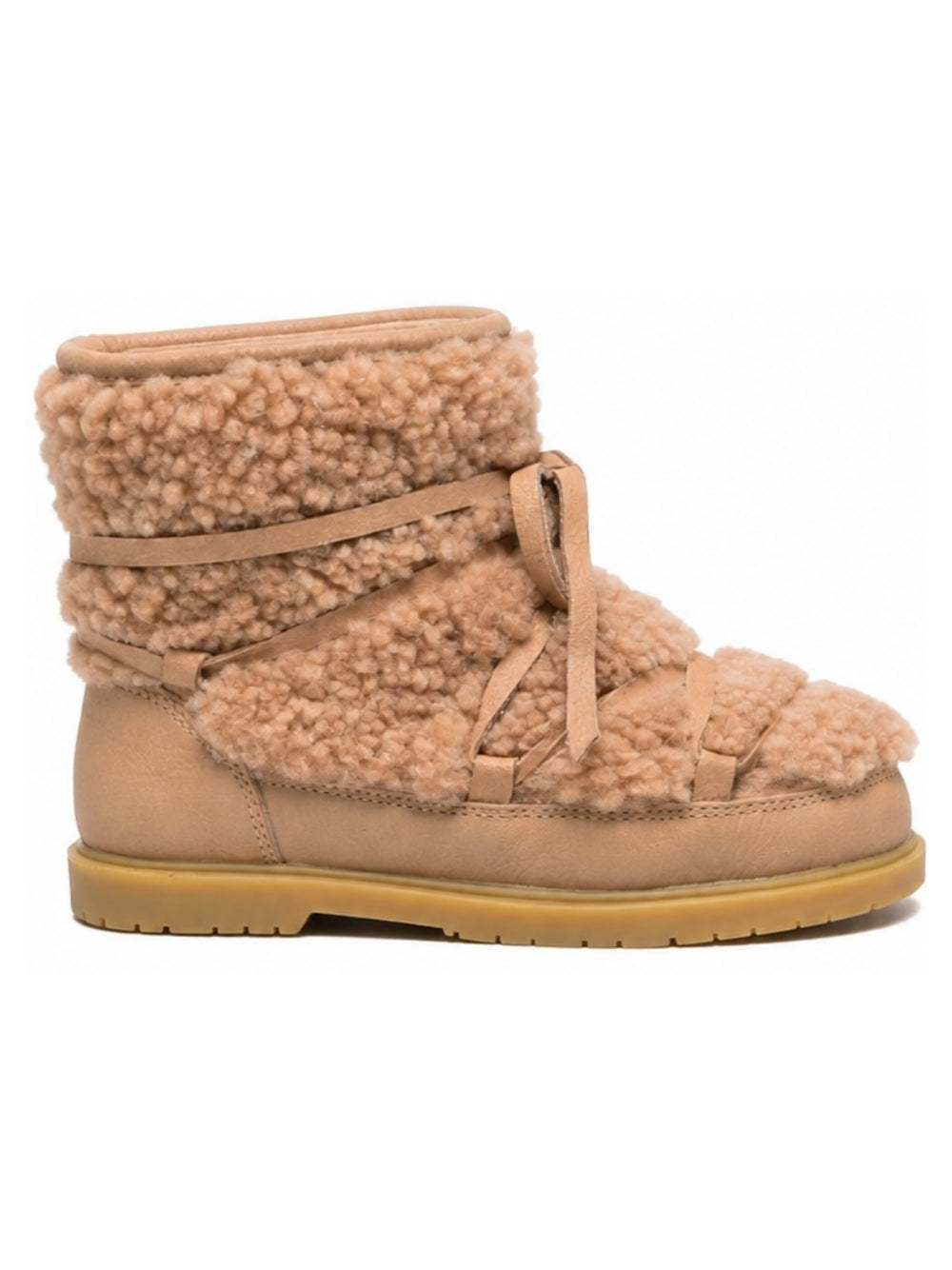 Stivali per bambini Donsje Kids beige con fodera in shearling 2017800 CS002 DONSJE KIDS 