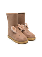 Stivali Wadudu per bambina Donsje Kids marrone con orecchie in shearling 2022110 CL018 DONSJE KIDS 