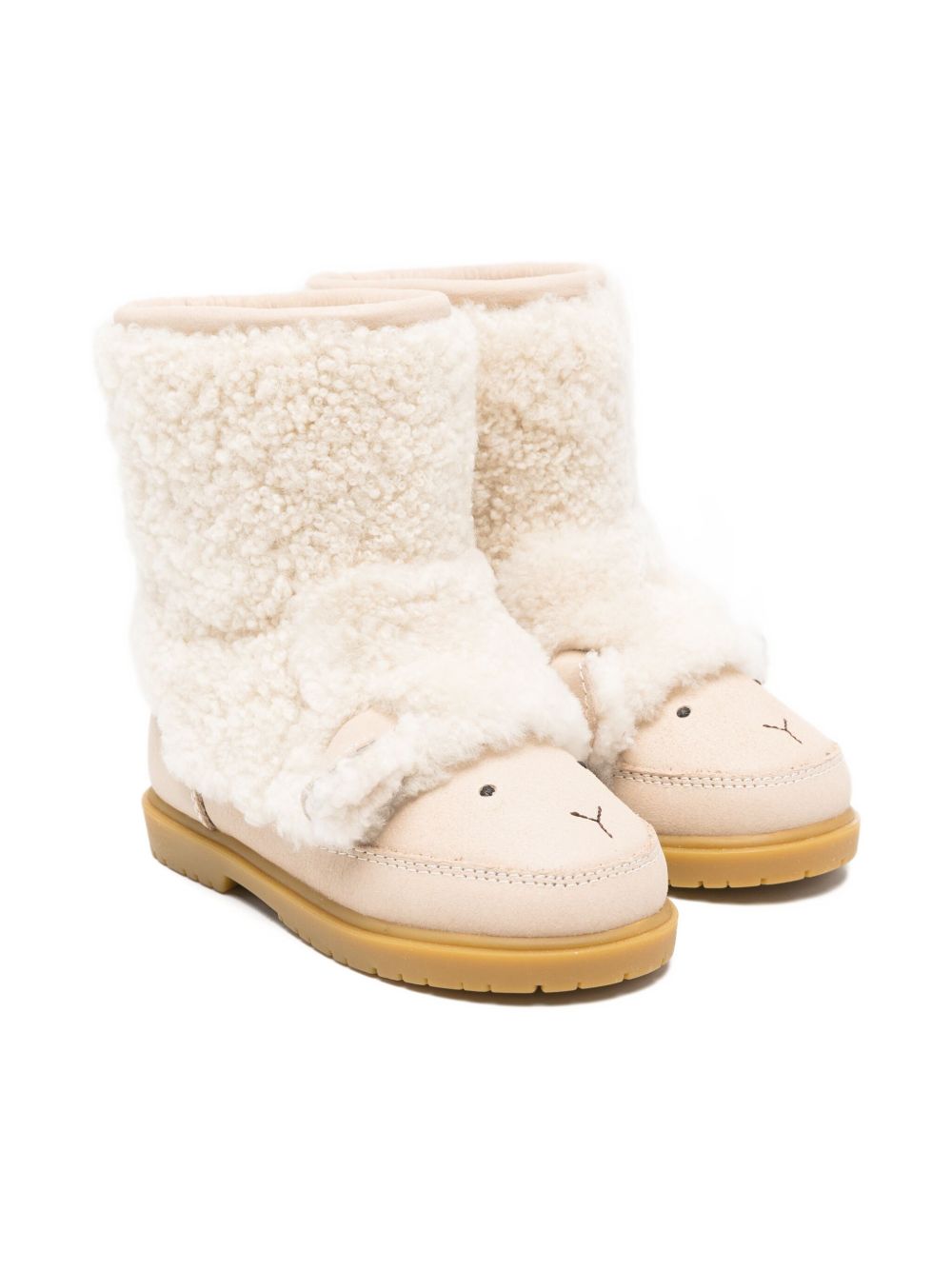 Stivali per bambina Donsje Kids bianchi a forma di pecorella 2031402 CS011 DONSJE KIDS 