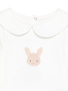 Tutina per neonati Donsje Kids bianca con ricamo coniglietto 3030109 00002 DONSJE KIDS 