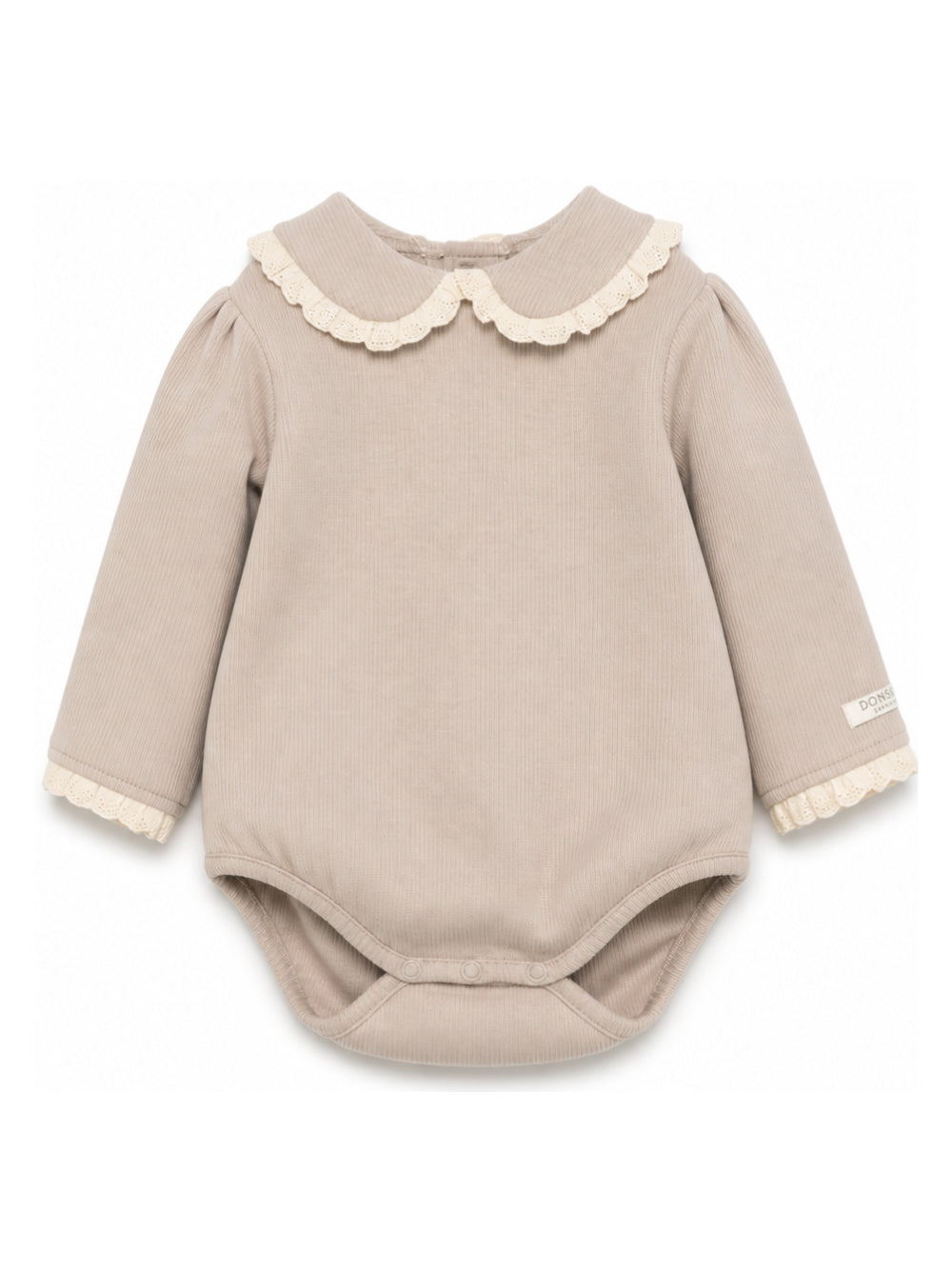 Tutina per neonata Donsje Kids rosa con bordo increspato 3030300 00106 DONSJE KIDS 