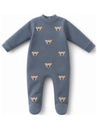 Tutina per neonato Donsje Kids blu con ricamo koala all-over 3039201 00078 DONSJE KIDS 