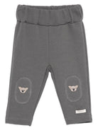 Pantaloni per neonato Donsje Kids grigi con ricamo koala 3040704 00025 DONSJE KIDS 
