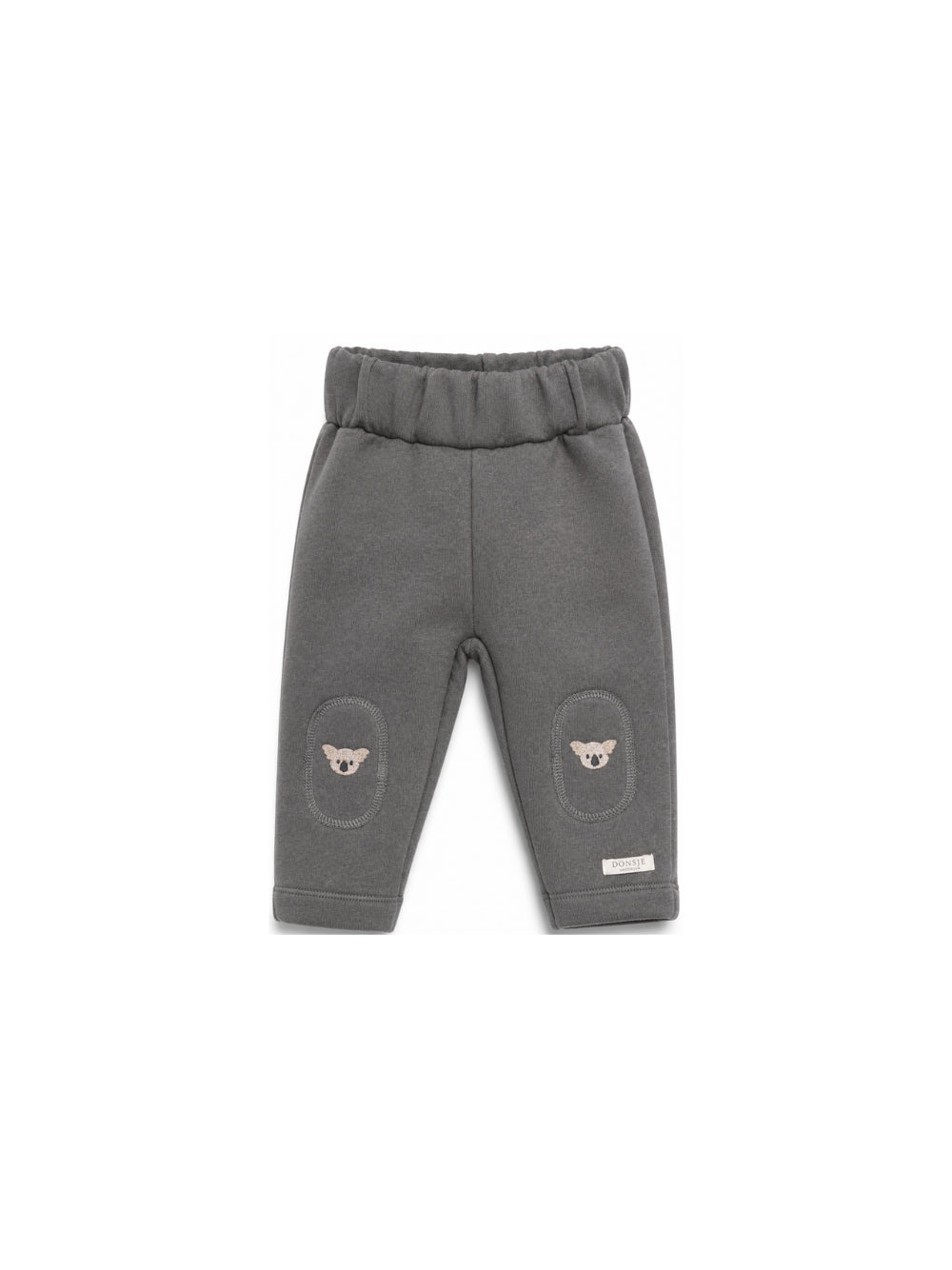 Pantaloni per neonato Donsje Kids grigi con ricamo koala 3040704 00025 DONSJE KIDS 