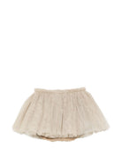 Gonna per neonata Donsje Kids beige con inserti in tulle 3045900 00017 DONSJE KIDS 