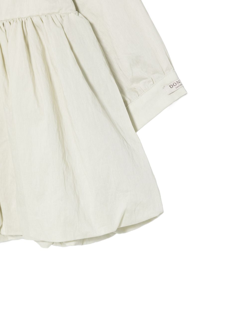 Abito per neonata Donsje Kids bianco con colletto con pettorina ricamata 3050400 00030 DONSJE KIDS 
