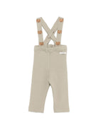 Salopette per neonato Donsje Kids beige con ricamo orsetti 3050501 00016 DONSJE KIDS 