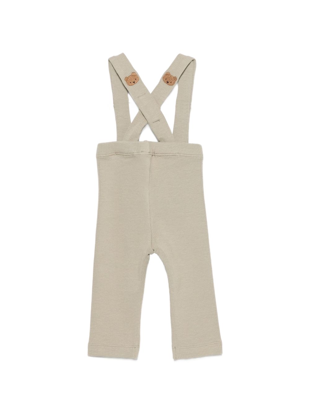 Salopette per neonato Donsje Kids beige con ricamo orsetti 3050501 00016 DONSJE KIDS 