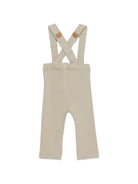 Salopette per neonato Donsje Kids beige con ricamo orsetti 3050501 00016 DONSJE KIDS 