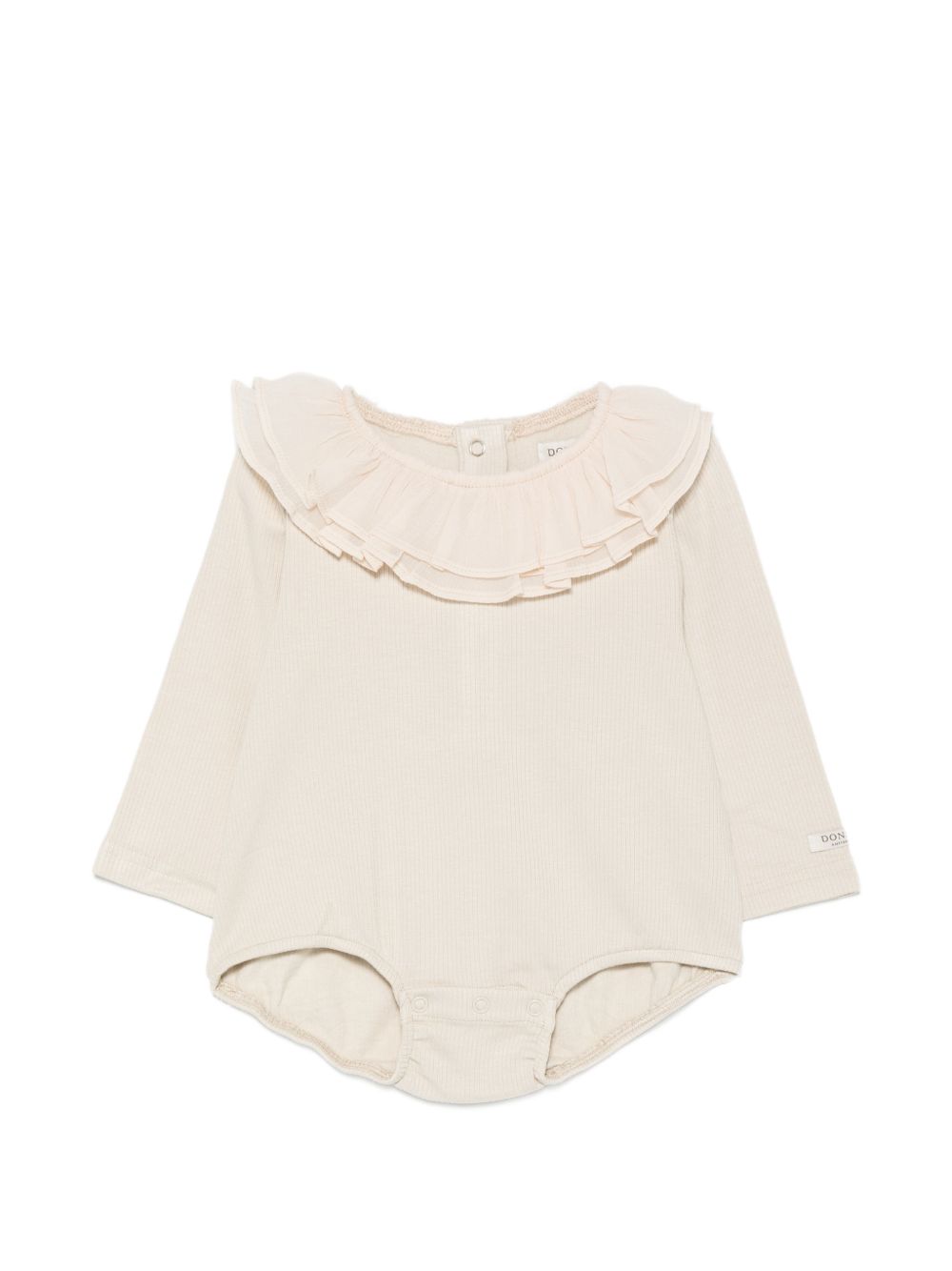 Tutina per neonata Donsje Kids beige con colletto con ruches 3051000 00133 DONSJE KIDS 