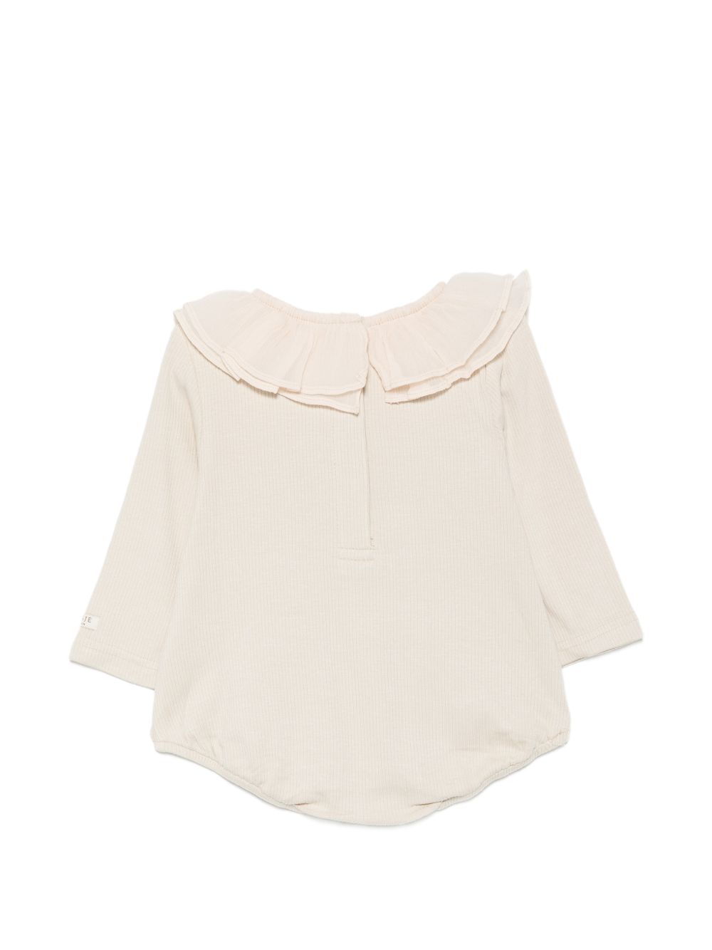 Tutina per neonata Donsje Kids beige con colletto con ruches 3051000 00133 DONSJE KIDS 