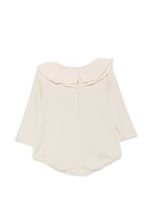 Tutina per neonata Donsje Kids beige con colletto con ruches 3051000 00133 DONSJE KIDS 