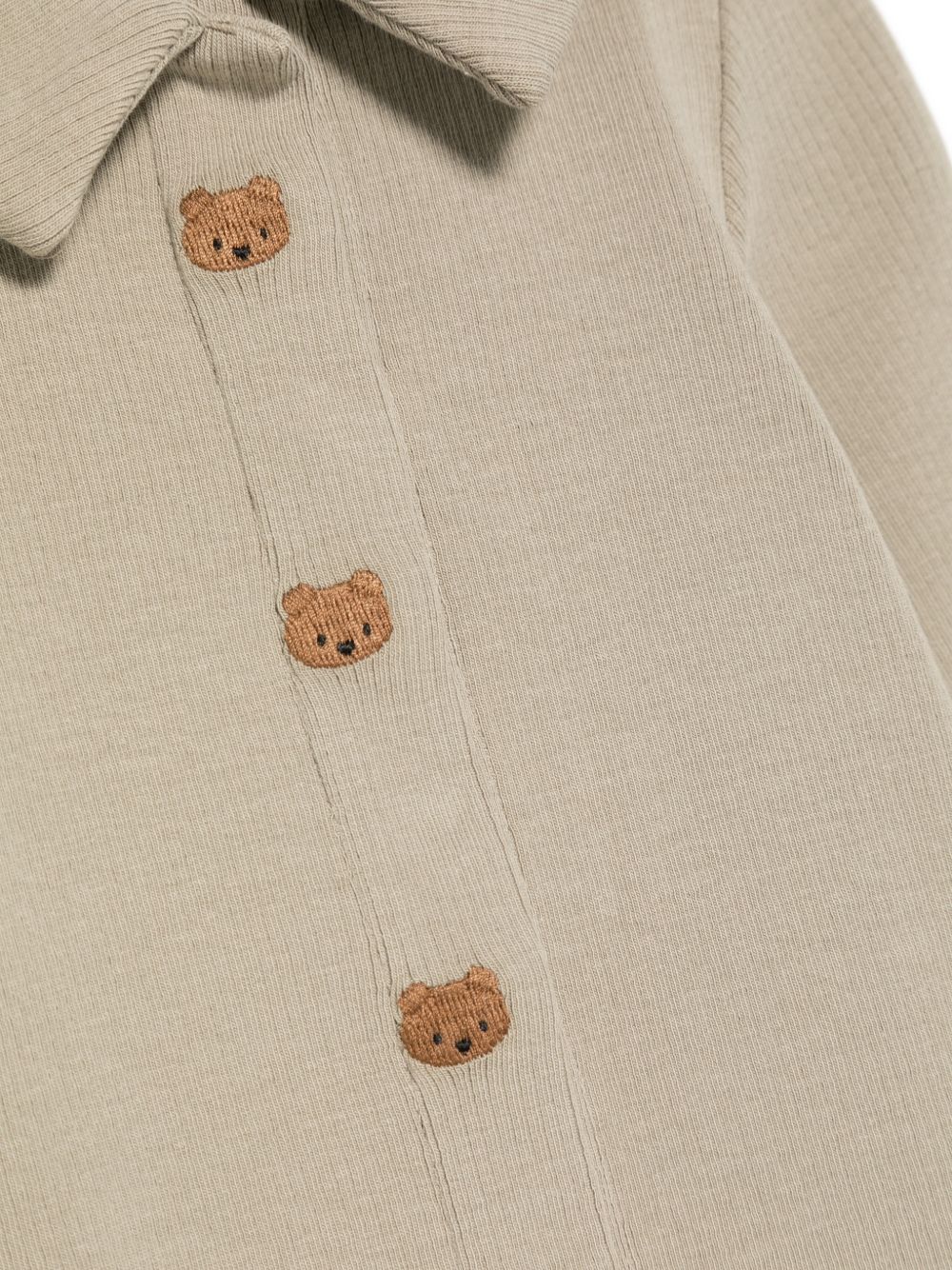 Tutina per neonati Donsje Kids beige con ricami orsetti 3051301 00016 DONSJE KIDS 