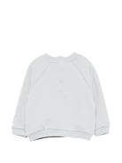 Felpa per neonati Donsje Kids azzurra con ricamo orsetti sul davanti 3051401 00060 DONSJE KIDS 