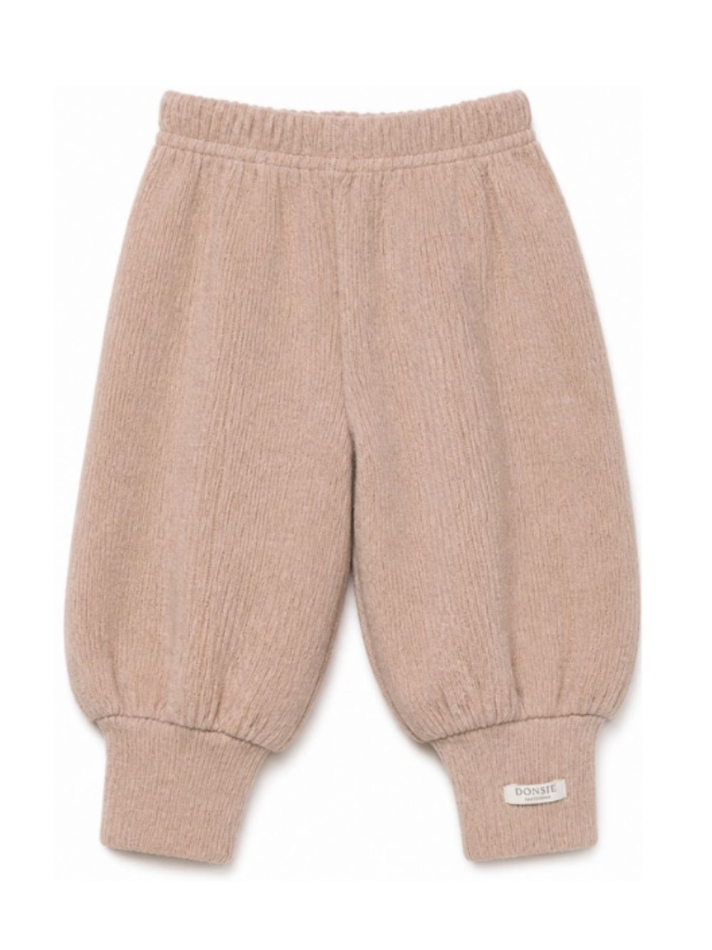 Pantaloni per neonata Donsje Kids rosa con lavorazione in maglia a coste 3052000 00106 DONSJE KIDS 