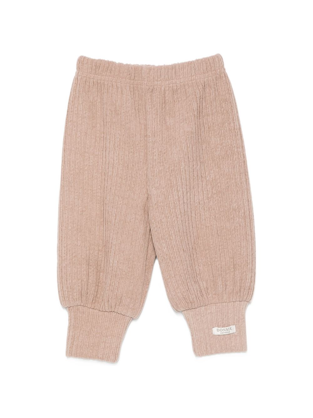 Pantaloni per neonata Donsje Kids rosa con lavorazione in maglia a coste 3052000 00106 DONSJE KIDS 