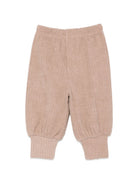 Pantaloni per neonata Donsje Kids rosa con lavorazione in maglia a coste 3052000 00106 DONSJE KIDS 