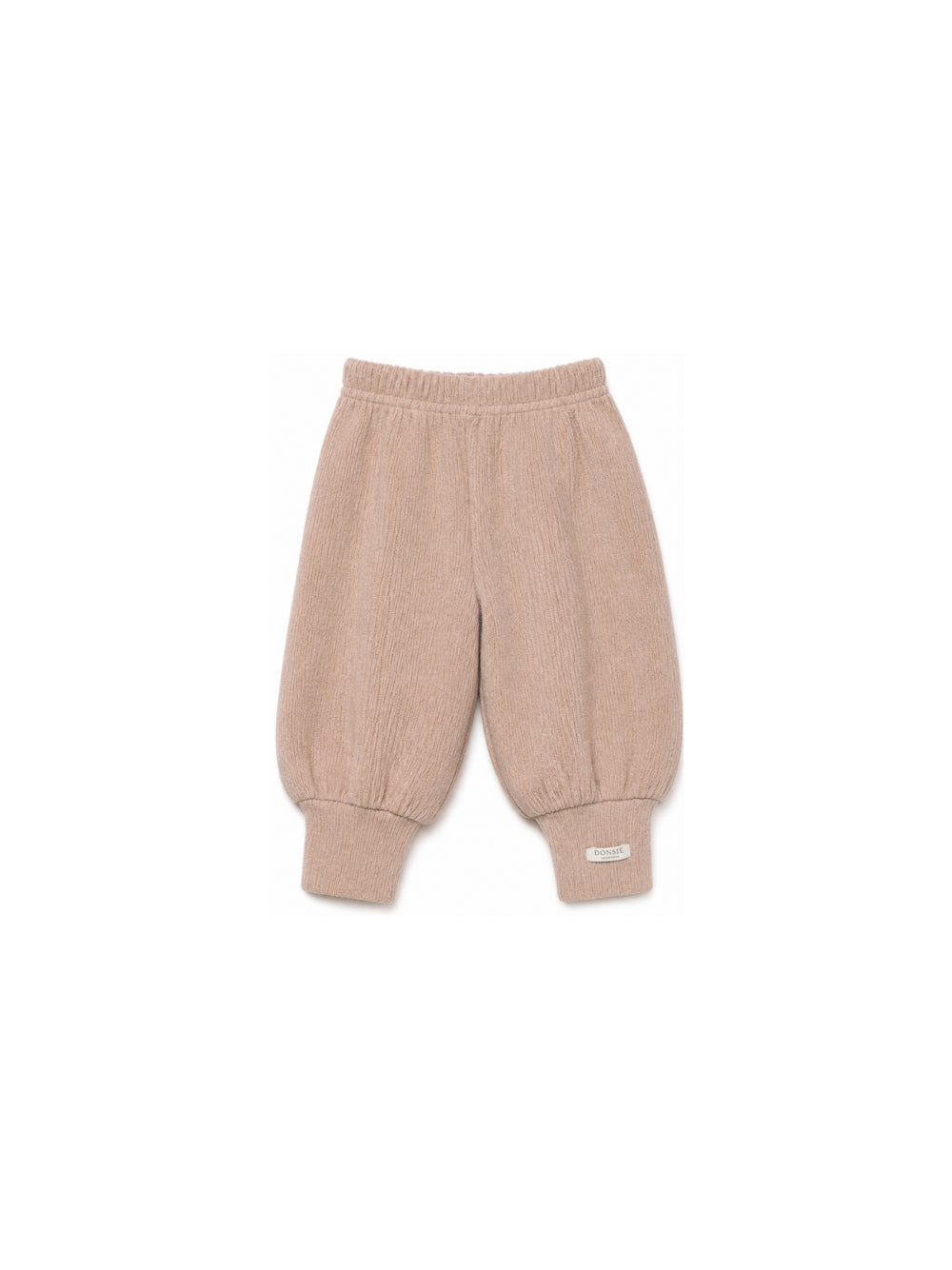 Pantaloni per neonata Donsje Kids rosa con lavorazione in maglia a coste 3052000 00106 DONSJE KIDS 