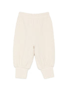 Pantaloni per neonata Donsje Kids bianchi con lavorazione in maglia a coste 3052000 00133 DONSJE KIDS 