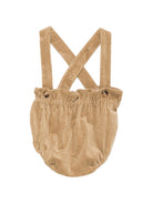 Tutina per neonati Donsje Kids marrone con trama a coste 3052300 00066 DONSJE KIDS 