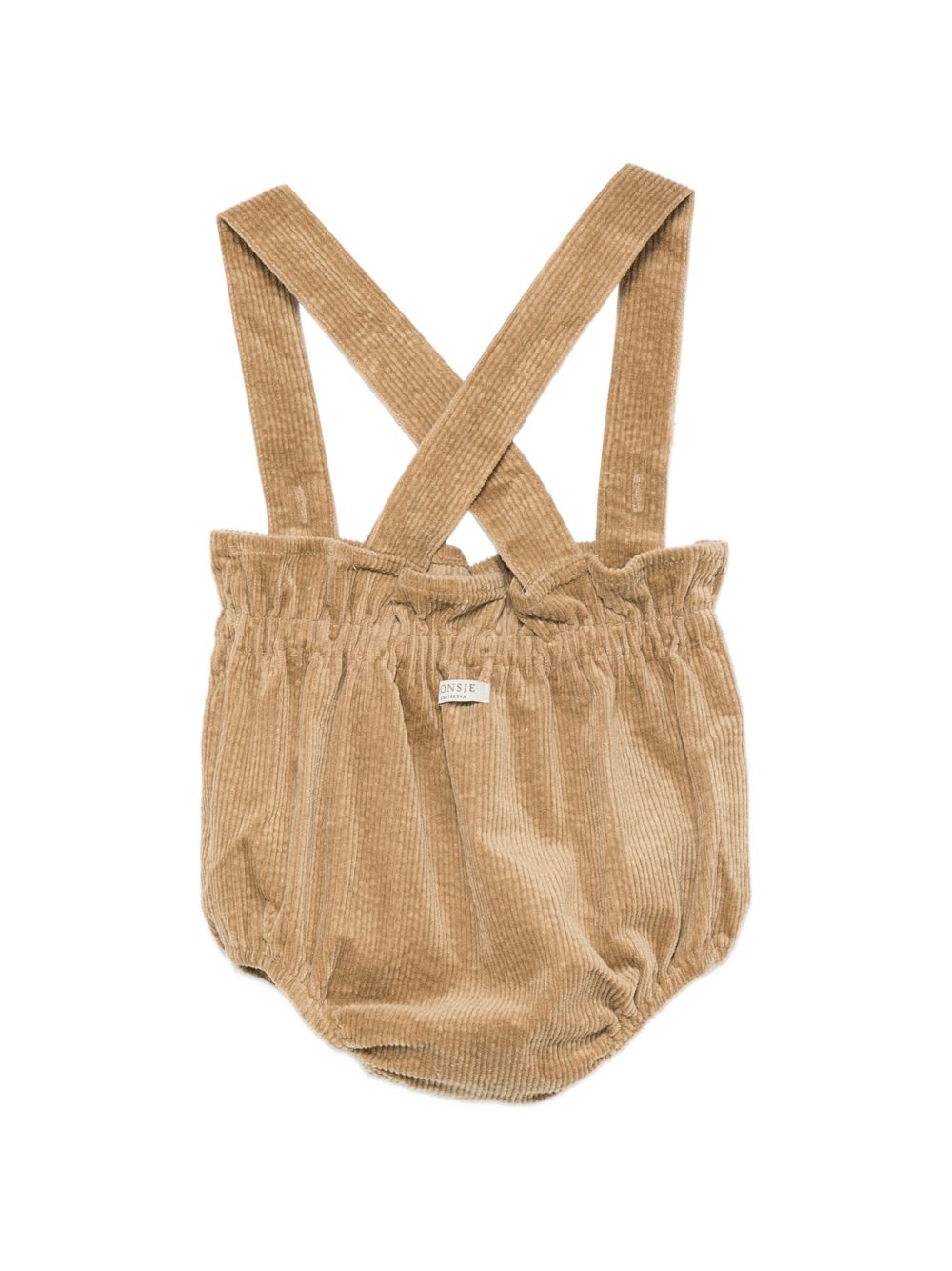 Tutina per neonati Donsje Kids marrone con trama a coste 3052300 00066 DONSJE KIDS 