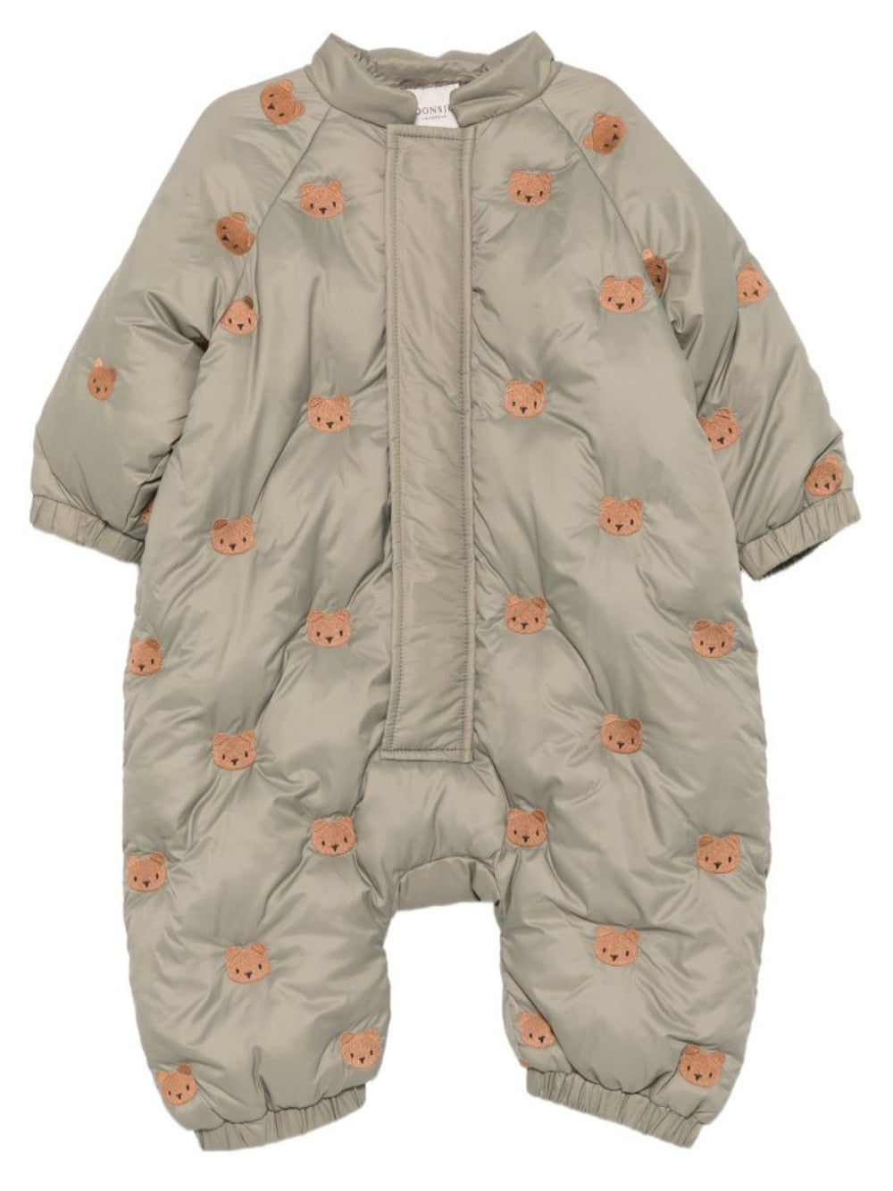 Tuta da neve per neonati Donsje Kids verde con ricamo orsetti all-over 3054201 00120 DONSJE KIDS 