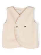 Gilet per bambino Donsje Kids beige con design in finto shearling 4044300 FR002 DONSJE KIDS 
