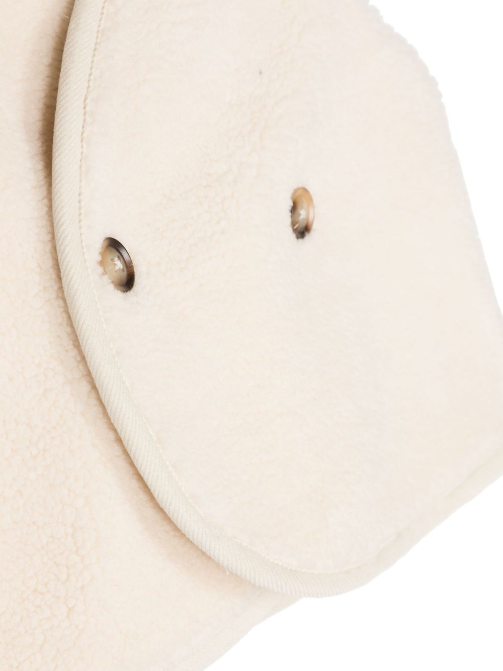 Gilet per neonato Donsje Kids beige con design in pelliccia cruelty-free 4044300NB FR002 DONSJE KIDS 