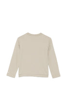 T-shirt per bambini Donsje beige con ricamo orsetto 4101901 00016 DONSJE KIDS 
