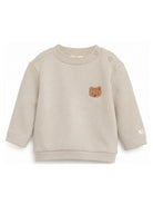 T-shirt per neonati Donsje beige con ricamo orsetto 4101901NB 00016 DONSJE KIDS 