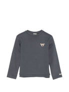 T-shirt per bambini Donsje grigia con ricamo Koala 4101902 00027 DONSJE KIDS 