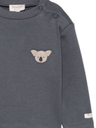 T-shirt per neonati Donsje grigia con ricamo Koala 4101902NB 00027 DONSJE KIDS 