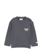 T-shirt per neonati Donsje grigia con ricamo Koala 4101902NB 00027 DONSJE KIDS 