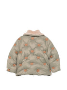 Giubbino perneonato Donsje verde con ricamo orsetto 4102102NB 00120 DONSJE KIDS 