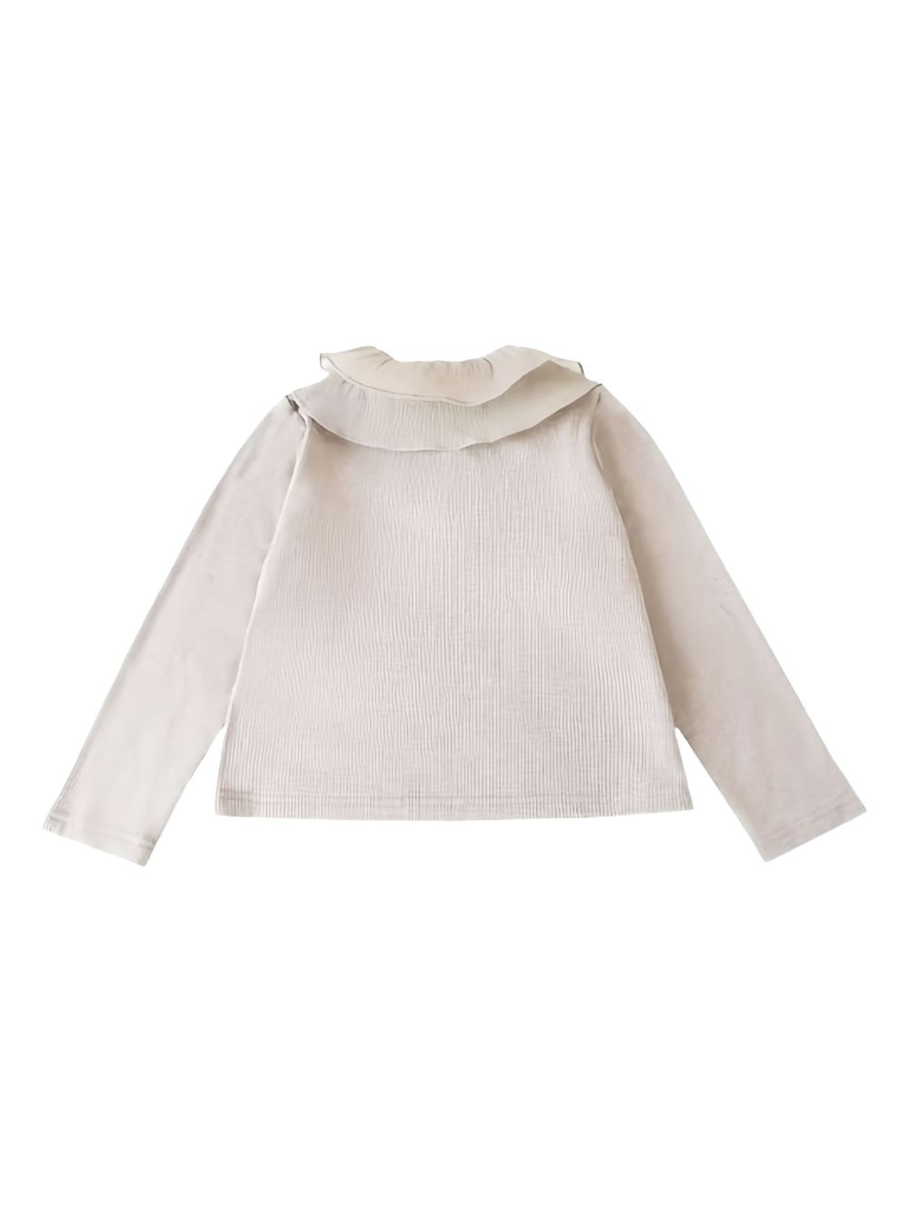 T-shirt per bambina Donsje Kids beige con colletto increspato 4105400 00133 DONSJE KIDS 