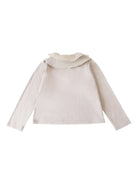 T-shirt per bambina Donsje Kids beige con colletto increspato 4105400 00133 DONSJE KIDS 