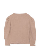 Maglione per bambina Donsje Kids beige con lavorazione in maglia a coste 4107100 00106 DONSJE KIDS 