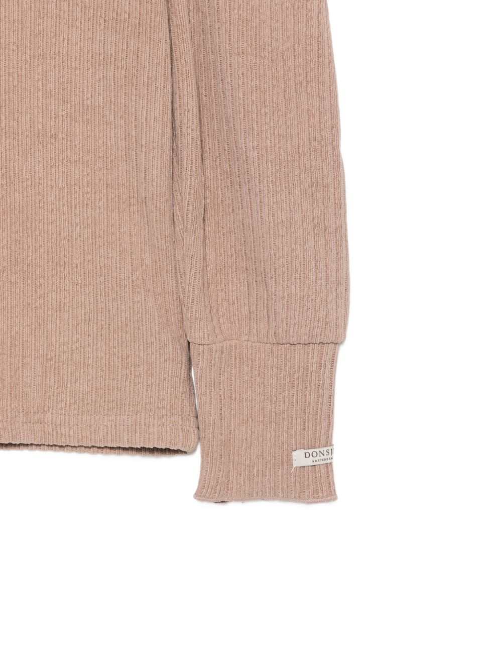Maglione per bambina Donsje Kids beige con lavorazione in maglia a coste 4107100 00106 DONSJE KIDS 